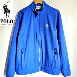 Polo Golf Ralph Lauren Blue Water-Repellent Windbreaker Jacket